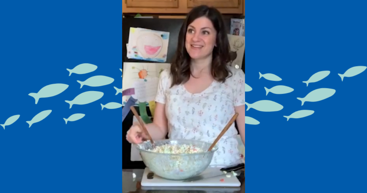 Surimi Macaroni Salad Genuine Alaska Pollock Producers