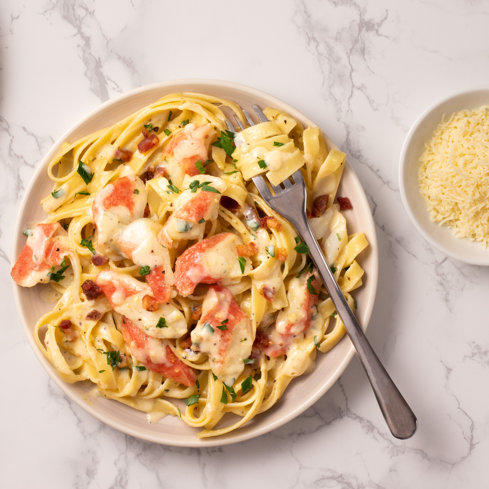 Surimi Carbonara Genuine Alaska Pollock Producers